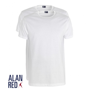 alen red derby 2- pack t-shirts wit