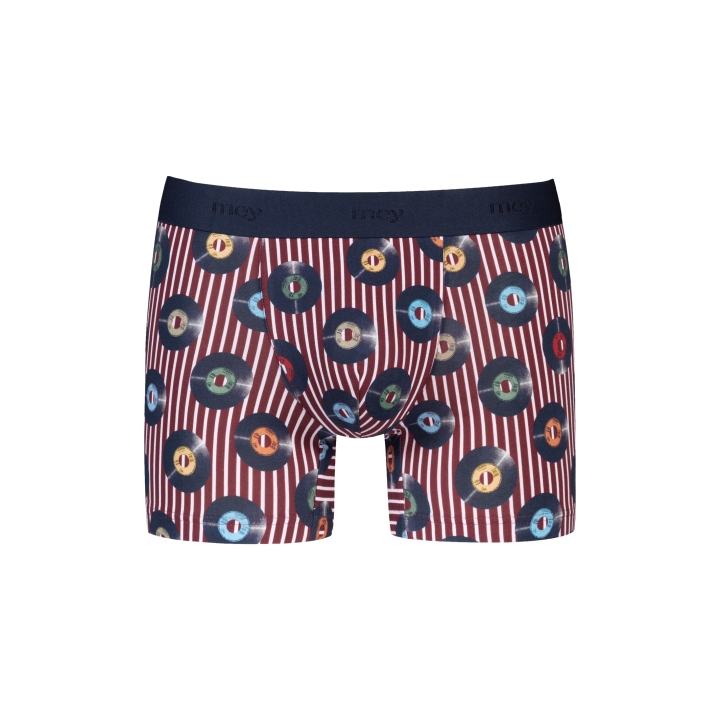 Mey heren ondergoed short records print rood