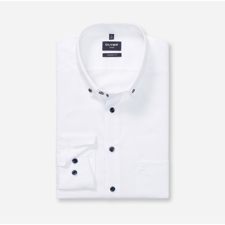 Button down overhemd strijkvrij