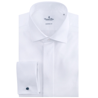 Emanuel Berg tuxedo modern fit wit