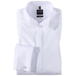 OLYMP Level 5 smoking shirt wit 