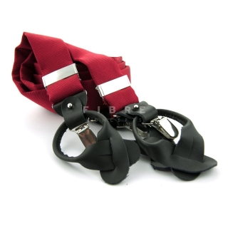 Bretel rood zijde