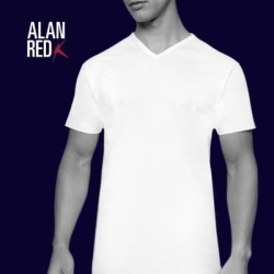 Alan Red Vermont v-hals...