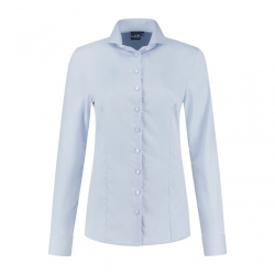 LCF dames blouse lichtblauw