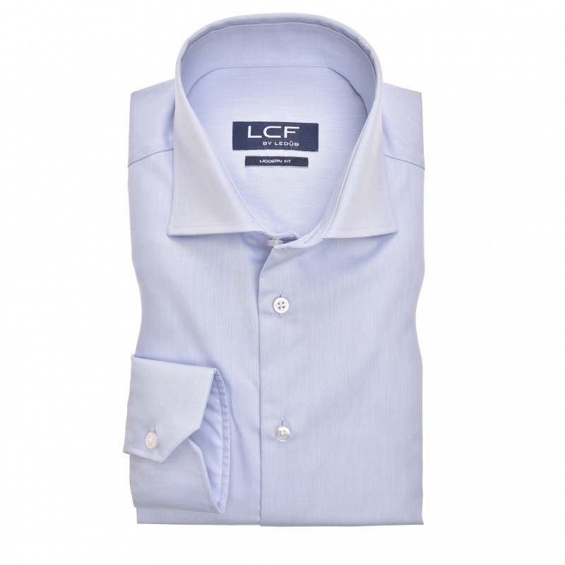 Beraadslagen elegant accu LCF overhemd modern fit lichtblauw