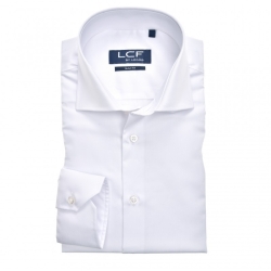 LCF overhemd slim fit wit