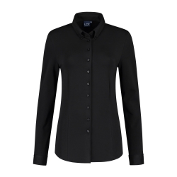 LCF dames tricot shirt zwart