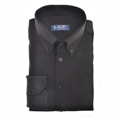 LCF heren tricot shirt zwart